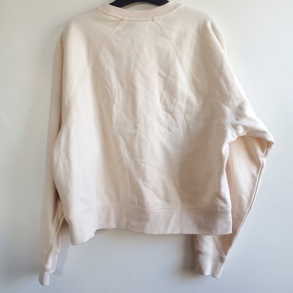 New Amuse Society Summer Kissed Pullover Cream Sweatshirt NWT Size Medium - Picture 9 of 11